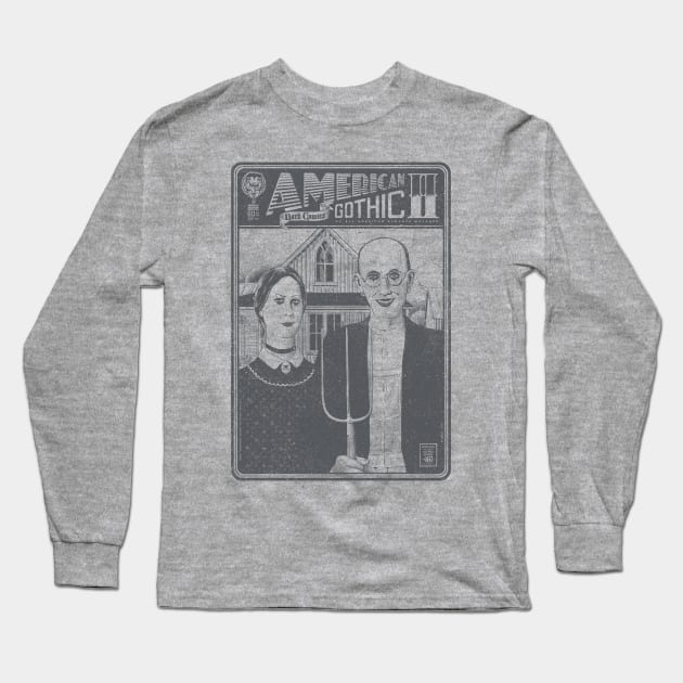American Gothic II Long Sleeve T-Shirt by victorcalahan